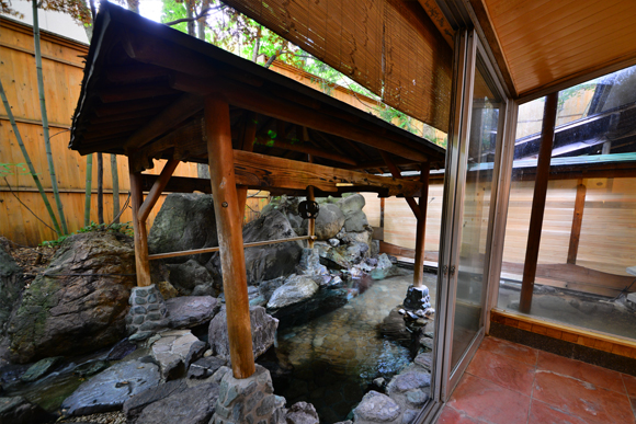 Open-air bath in the Large public baths for men and women