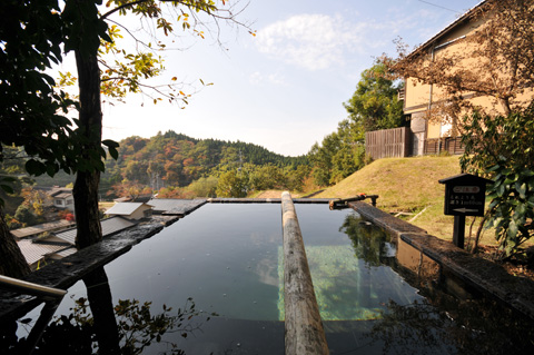 Standing Bath in the Large Public Baths for men and women Mori-no-Yu